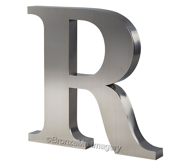 metal letters, flat cut metal letters